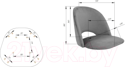 Стул Sheffilton SHT-ST34-1/S95-1