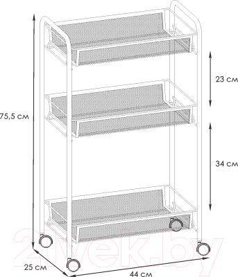 Этажерка ЗМИ Ладья 2 К / Э 322