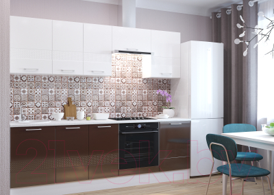 Шкаф под вытяжку Горизонт Мебель Люкс 80