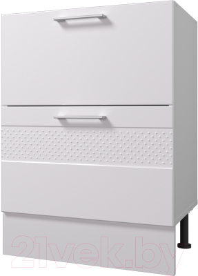Шкаф-стол кухонный Горизонт Мебель Люкс 60 2 ящика - фото