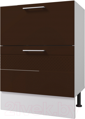 Шкаф-стол кухонный Горизонт Мебель Люкс 60 2 ящика - фото