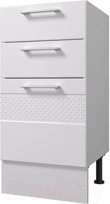 Шкаф-стол кухонный Горизонт Мебель Люкс 40 3 ящика - фото