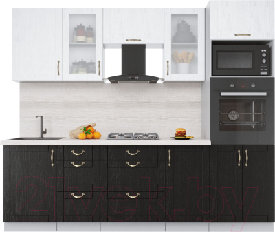 Готовая кухня Интерлиния Мила Крафт 2.5 - фото