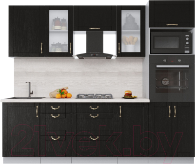 Готовая кухня Интерлиния Мила Крафт 2.5 - фото