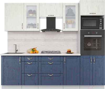 Готовая кухня Интерлиния Мила Крафт 2.5 - фото