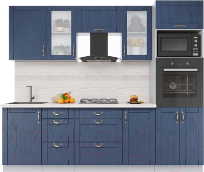 Готовая кухня Интерлиния Мила Крафт 2.5 - фото