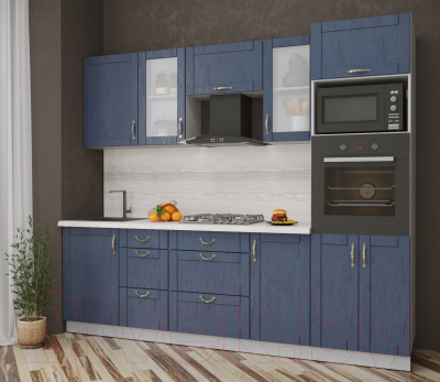 Готовая кухня Интерлиния Мила Крафт 2.5