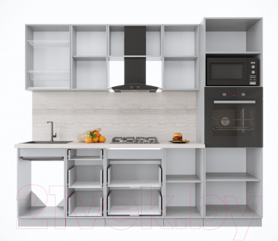 Готовая кухня Интерлиния Мила Крафт 2.5