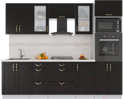 Готовая кухня Интерлиния Мила Крафт 2.6 - фото