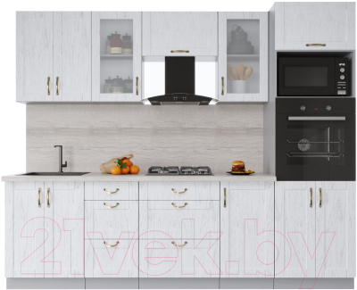Готовая кухня Интерлиния Мила Крафт 2.6 - фото