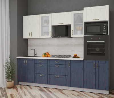 Готовая кухня Интерлиния Мила Крафт 2.6