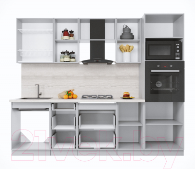 Готовая кухня Интерлиния Мила Крафт 2.6