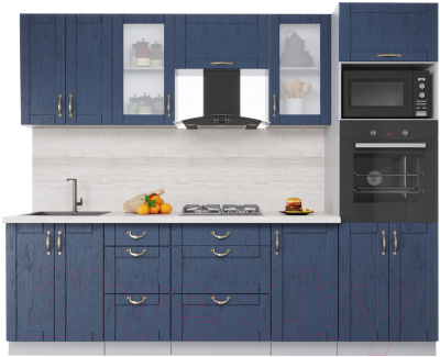 Готовая кухня Интерлиния Мила Крафт 2.6 - фото