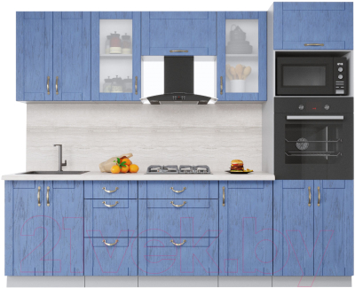 Готовая кухня Интерлиния Мила Крафт 2.6 - фото