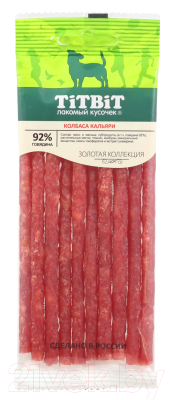 Лакомство для собак TiTBiT Золотая коллекция.Колбаски Кальяри / 23679 - фото