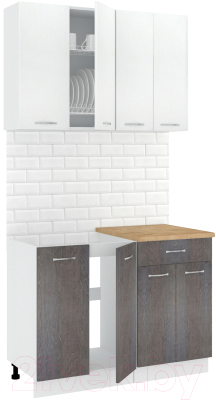 Готовая кухня Кортекс-мебель Корнелия Лира-лайт 1.1м - фото