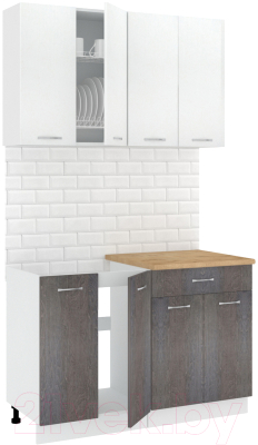 Готовая кухня Кортекс-мебель Корнелия Лира-лайт 1.2м - фото