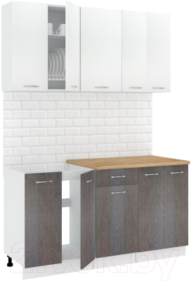 Готовая кухня Кортекс-мебель Корнелия Лира-лайт 1.5м - фото