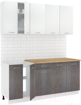 Готовая кухня Кортекс-мебель Корнелия Лира-лайт 1.8м - фото