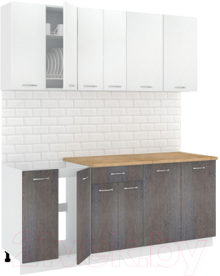 Готовая кухня Кортекс-мебель Корнелия Лира-лайт 1.9м - фото