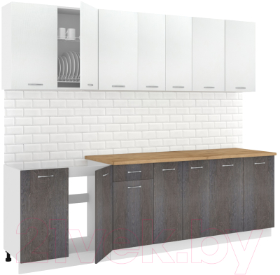 Готовая кухня Кортекс-мебель Корнелия Лира-лайт 2.6м - фото