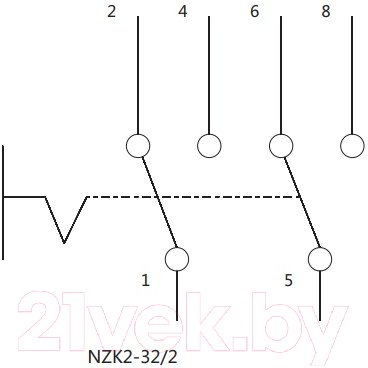 Переключатель Chint NZK2-32 2п 32А