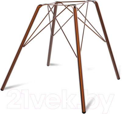 Стул Sheffilton SHT-ST35/S37 (горчичный/медный металлик)