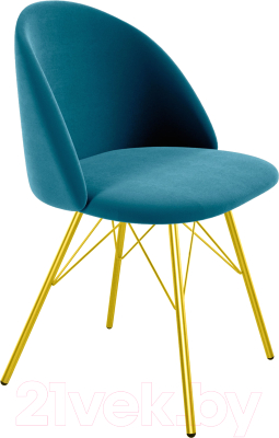 Стул Sheffilton SHT-ST35/S37 (тихий океан/золото) - фото
