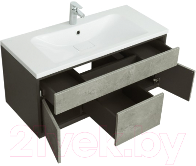 Тумба с умывальником Акватон Уэльс 100