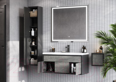 Тумба с умывальником Акватон Уэльс 100