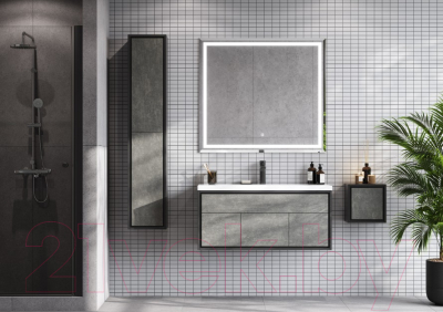 Тумба с умывальником Акватон Уэльс 100