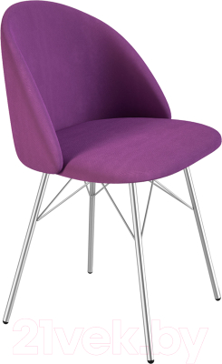 Стул Sheffilton SHT-ST35/S64 (ягодное варенье/хром лак) - фото