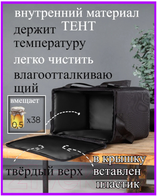 Термосумка Sled 40x30x30