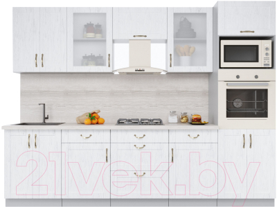 Готовая кухня Интерлиния Мила Крафт 2.8 - фото