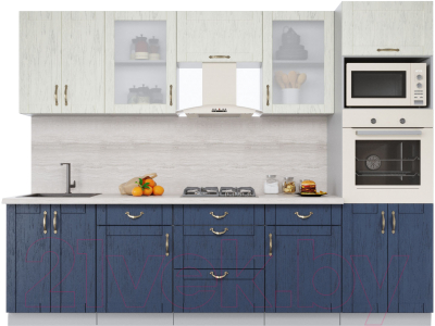 Готовая кухня Интерлиния Мила Крафт 2.8 - фото