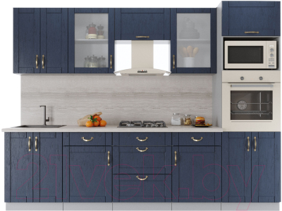 Готовая кухня Интерлиния Мила Крафт 2.8 - фото