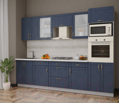 Готовая кухня Интерлиния Мила Крафт 2.8