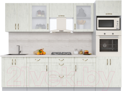 Готовая кухня Интерлиния Мила Крафт 2.8 - фото
