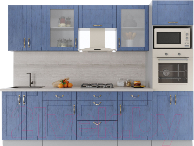 Готовая кухня Интерлиния Мила Крафт 2.8 - фото