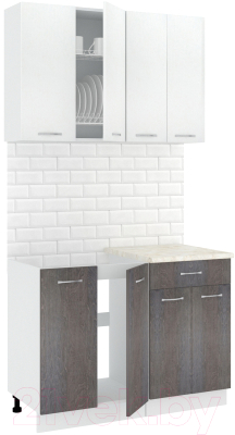 Готовая кухня Кортекс-мебель Корнелия Лира-лайт 1.1м - фото