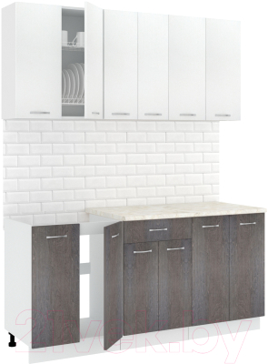 Готовая кухня Кортекс-мебель Корнелия Лира-лайт 1.7м - фото