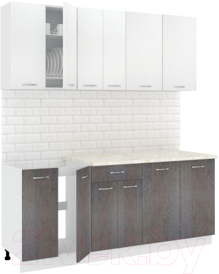 Готовая кухня Кортекс-мебель Корнелия Лира-лайт 1.9м - фото