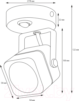 Спот Fametto Sotto DLC-S613 / UL-00009423