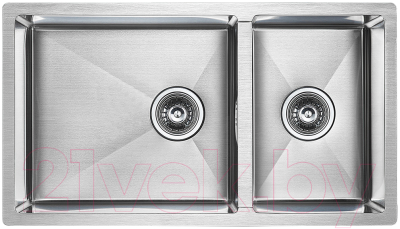 Мойка кухонная Paulmark PM227844-BS - фото