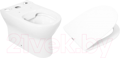 Унитаз напольный BelBagno BB8134CPR/SC - фото