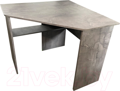 Письменный стол Мебель-КМК Лондон 0467.15 угловой (оникс) - фото