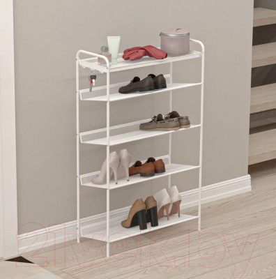 Полка для обуви ЗМИ Женева 25 / ПДО Ж25 (белый)