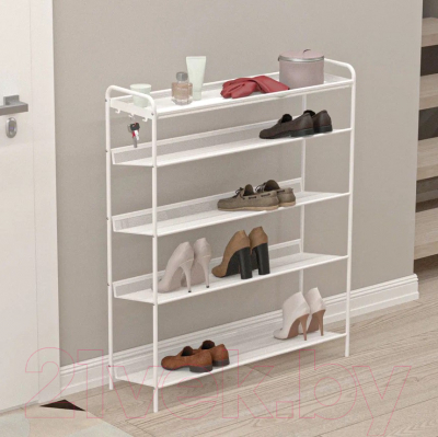 Полка для обуви ЗМИ Женева 35 / ПДО Ж35 (белый)