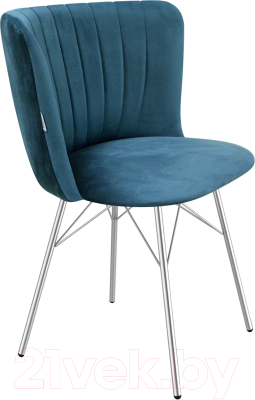 Стул Sheffilton SHT-ST36-1/S64 (тихий океан/хром лак) - фото
