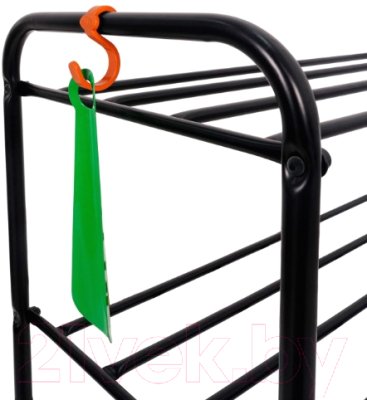 Полка для обуви ЗМИ Альфа 22 / ПДОА22 (черный)